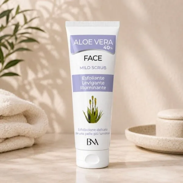 Aloe Vera Face Mild Scrub (exfoliant delicat)