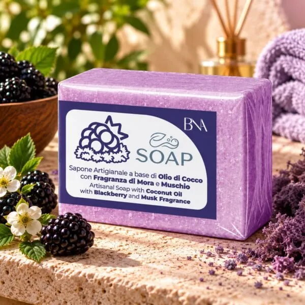 Handgemachte Seife Brombeere & Moschus