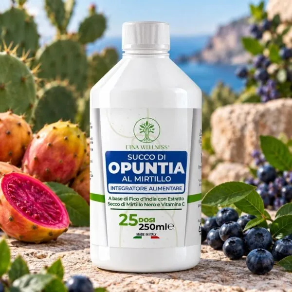 Suc de Opuntia cu Afine